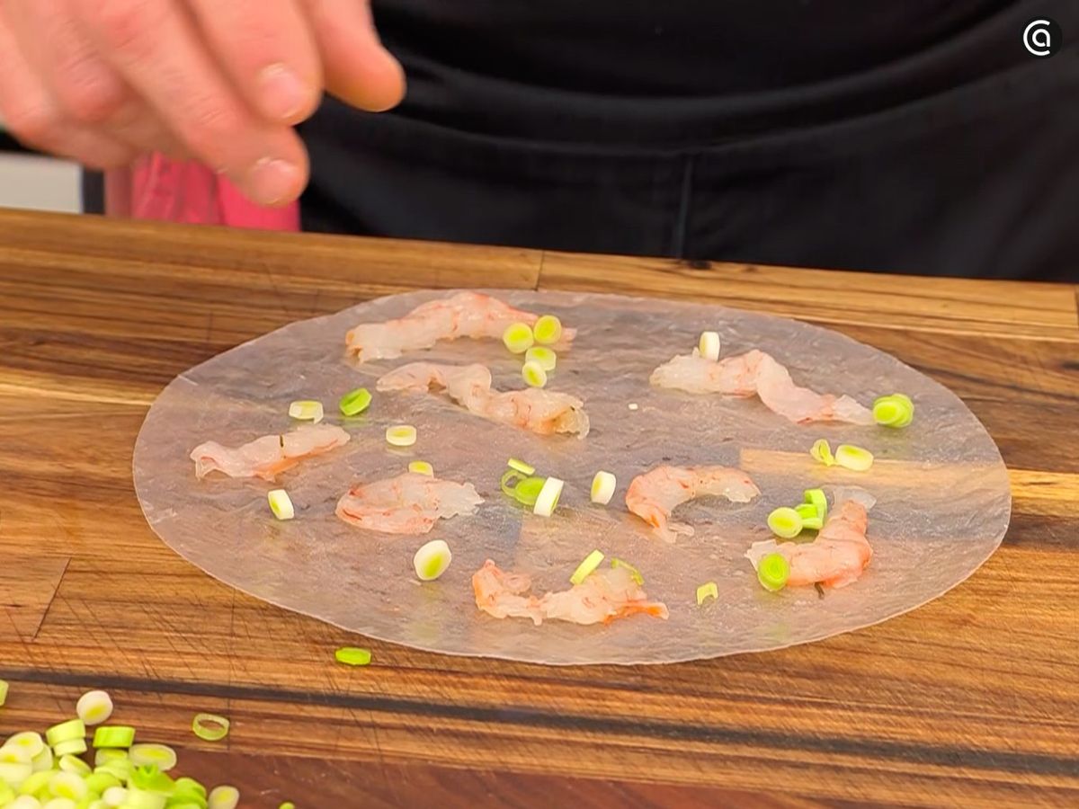 Gambas fritas con pico de gallo - paso 2