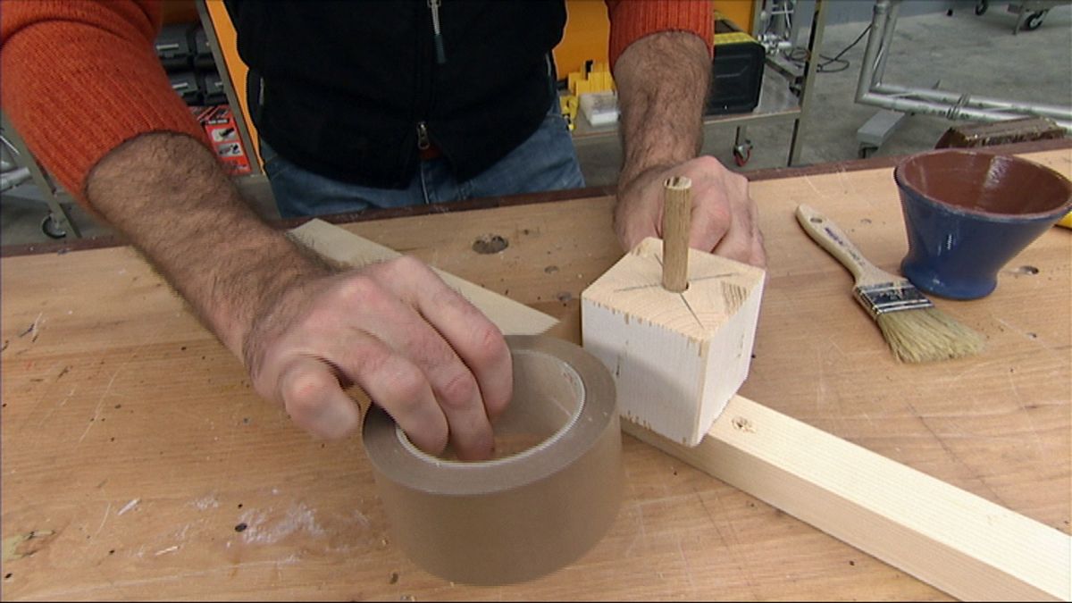 Tronco lámpara paso 1