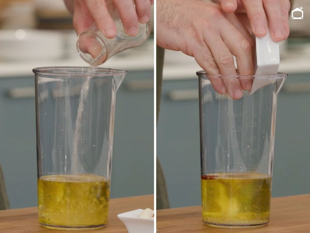 Mezcla los ingredientes