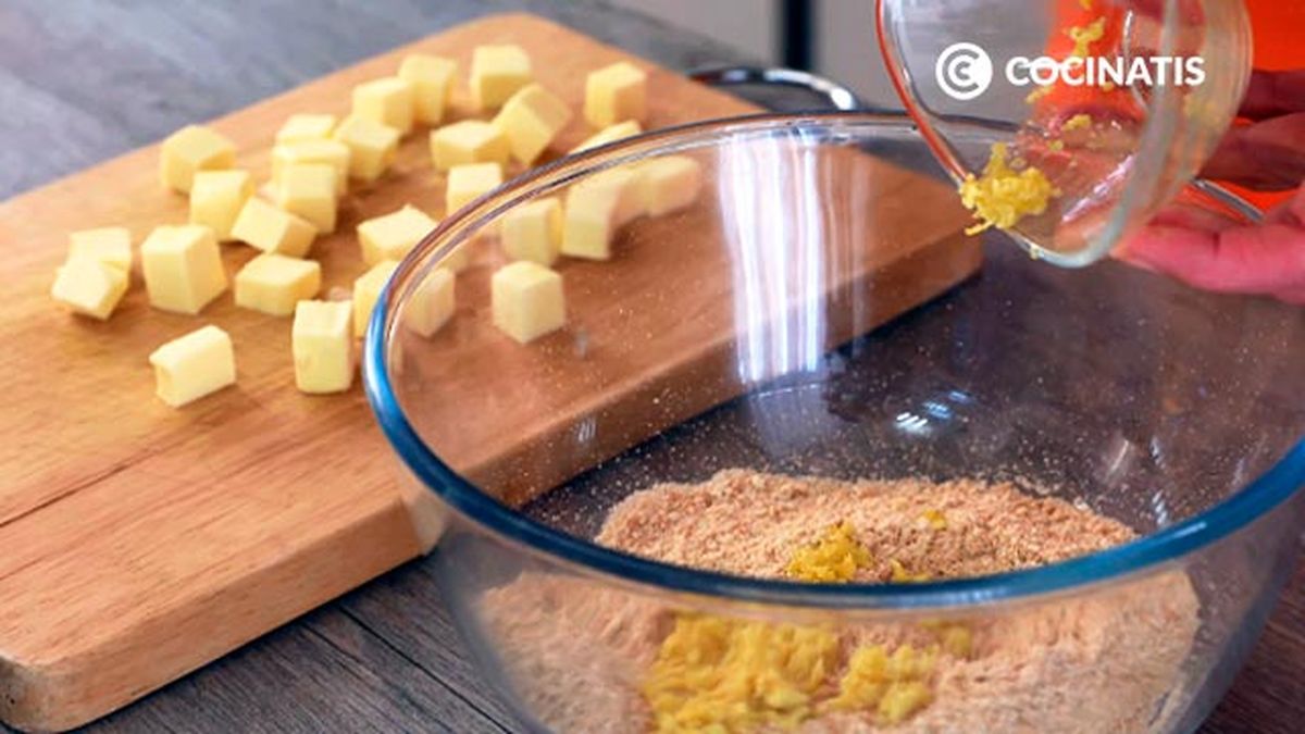 Receta de tarta de limón sin horno  paso 1