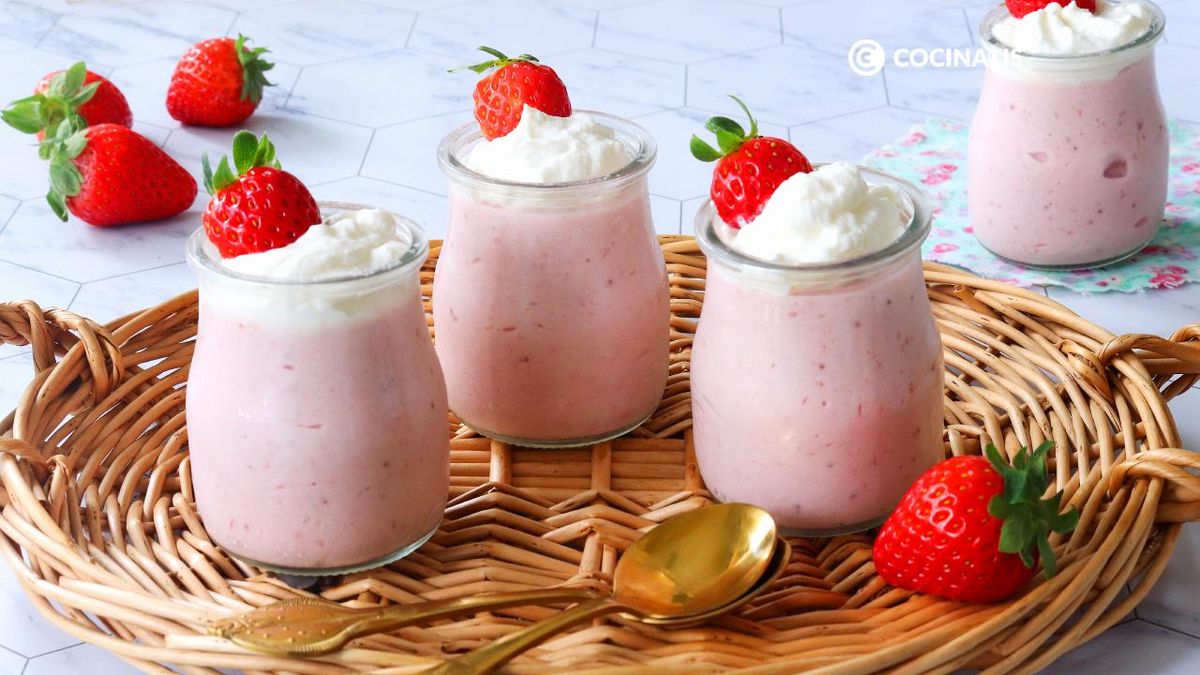 Mousse de fresa