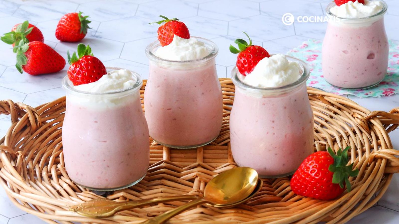 Mousse de fresa