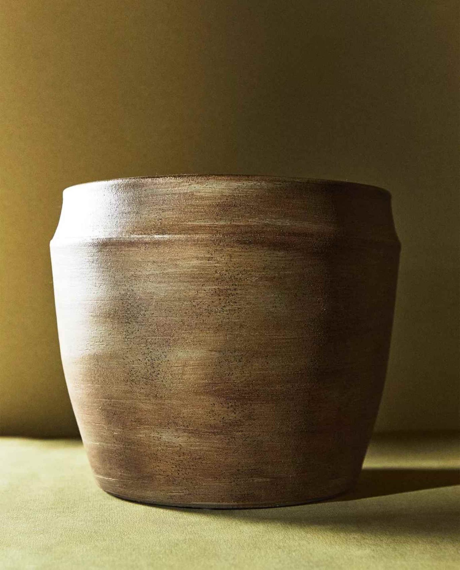Macetero de terracota.