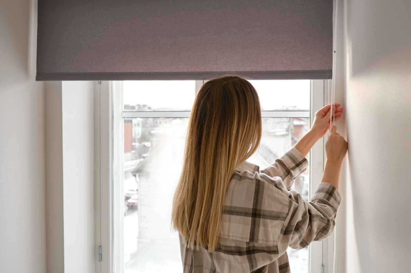 Estor en una ventana
