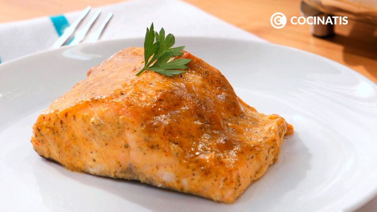 Salmón cajún al horno 