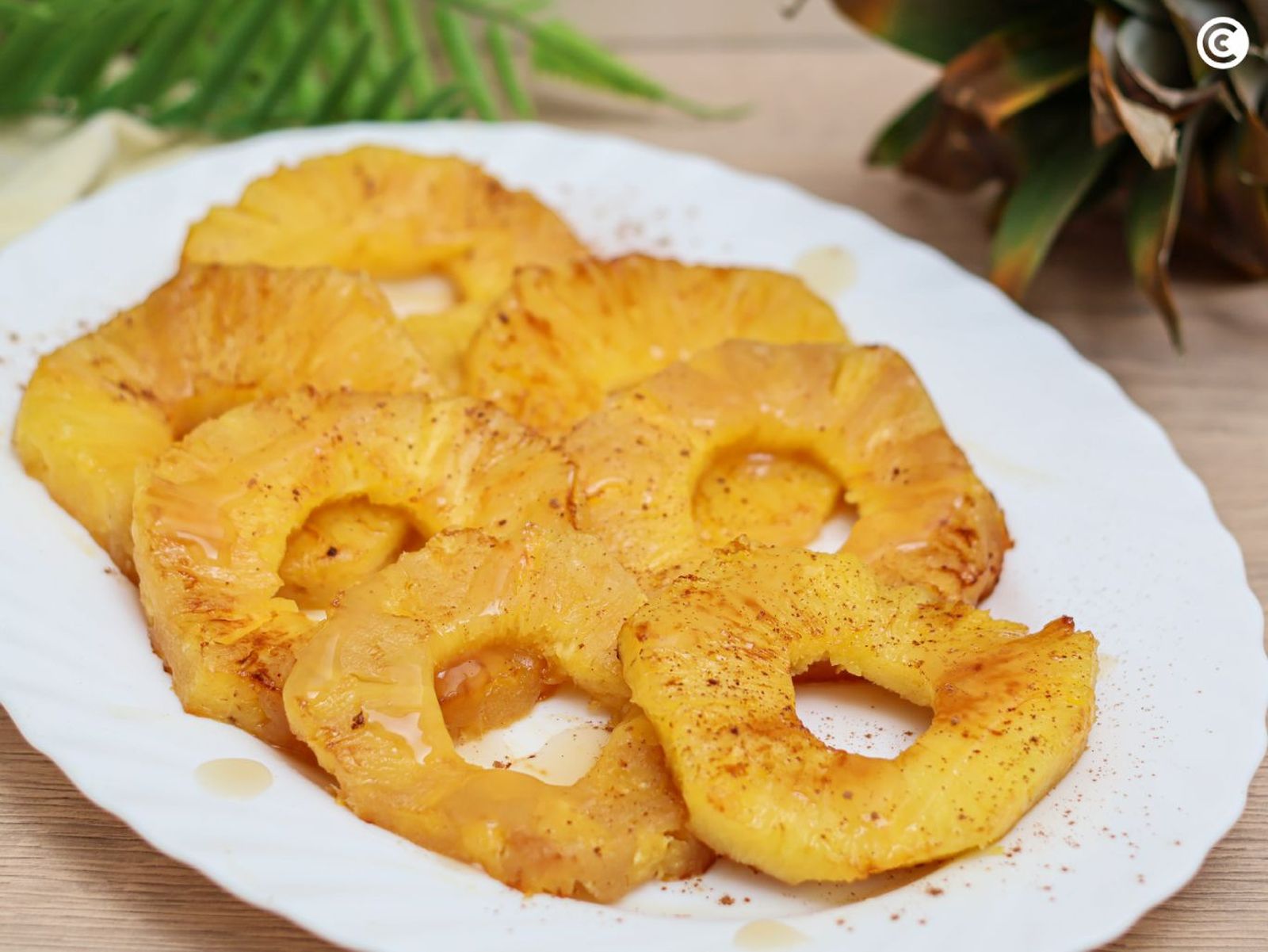 Piña a la plancha