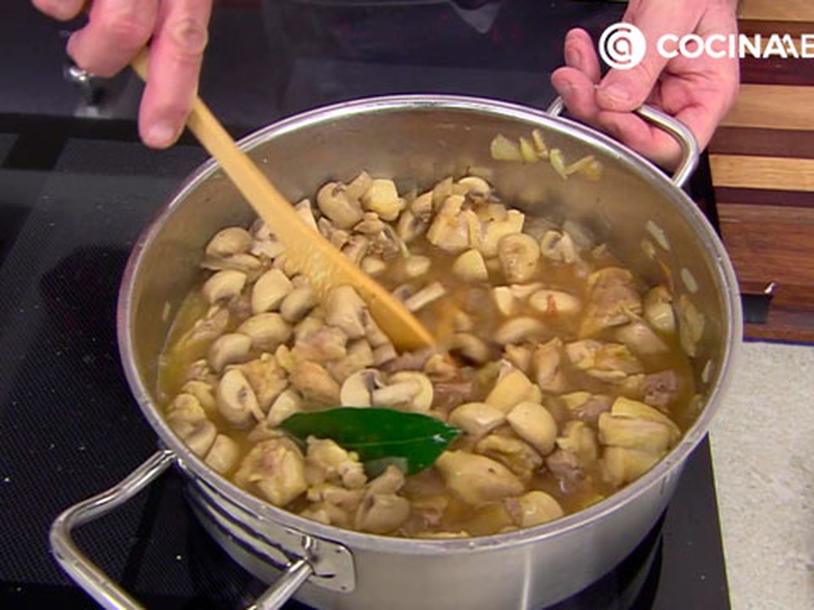 Mezcla y cocina karl6903 pollo champinones p4
