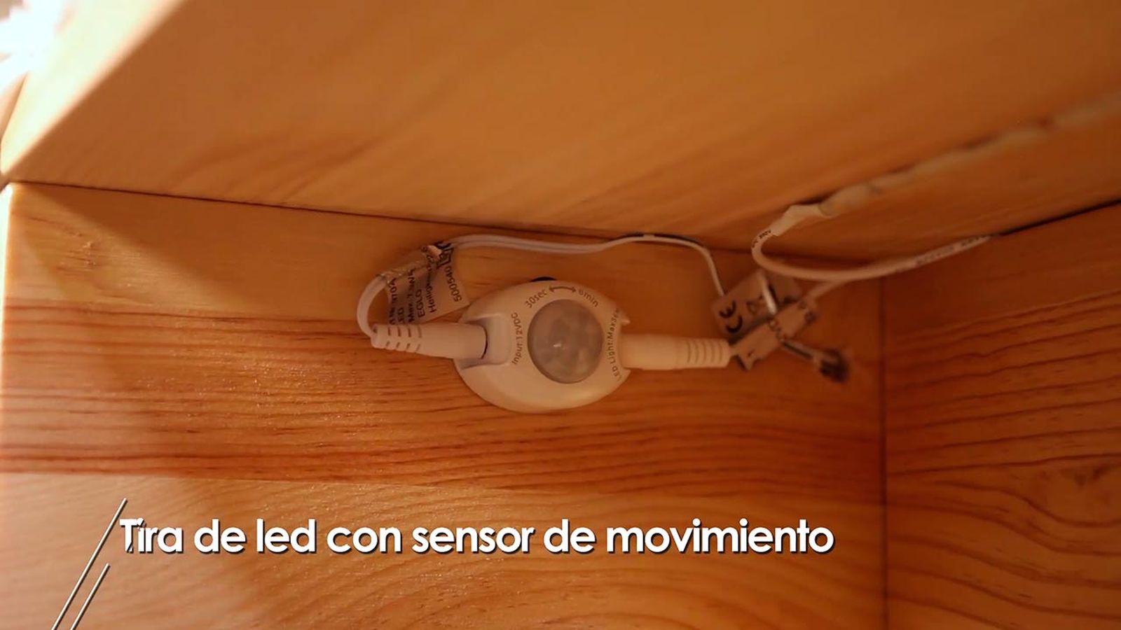 Como instalar tira de led con sensor de movimiento paso 4 Como instalar tira de led con sensor de movimiento paso 4