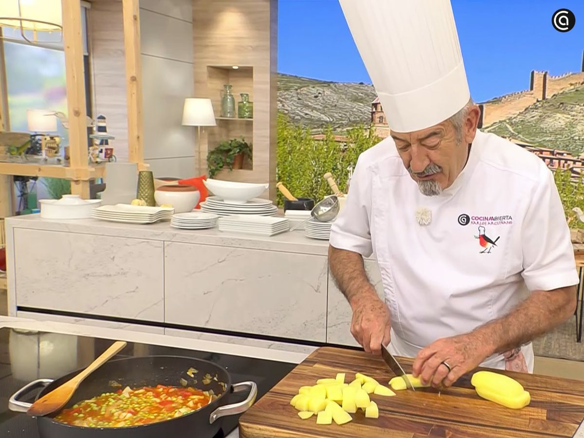 Sepia con guisantes y albóndigas - paso 3