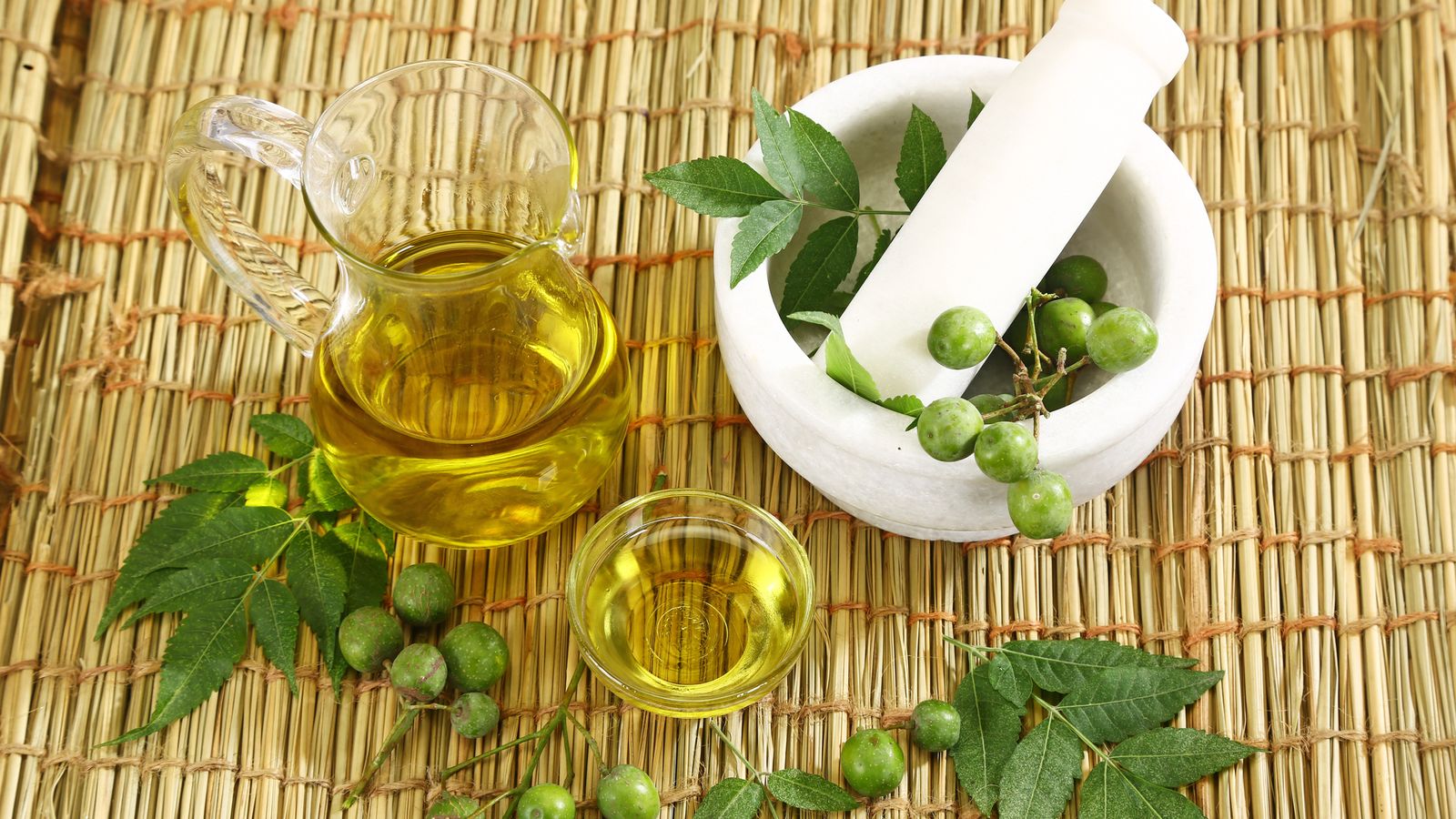 El aceite de neem evita que los ácaros se alimenten y se reproduzcan