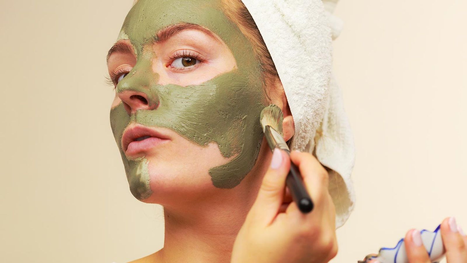 belleza piel mascarilla verde piel grasa