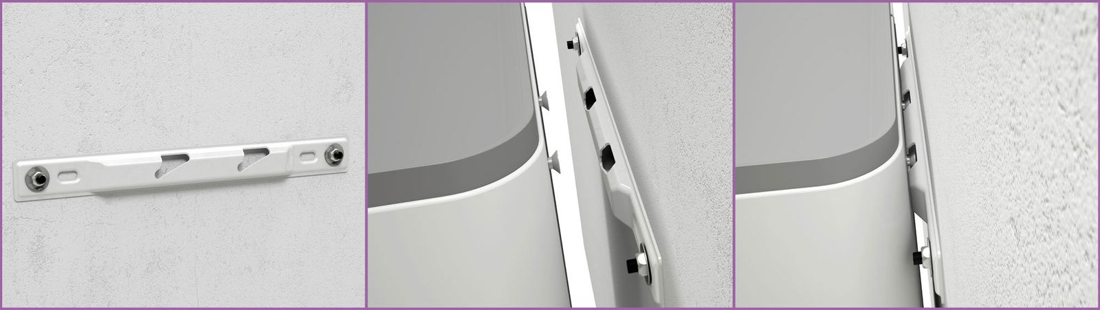 Termos eléctricos planos sistema fijación Termos eléctricos planos sistema fijación