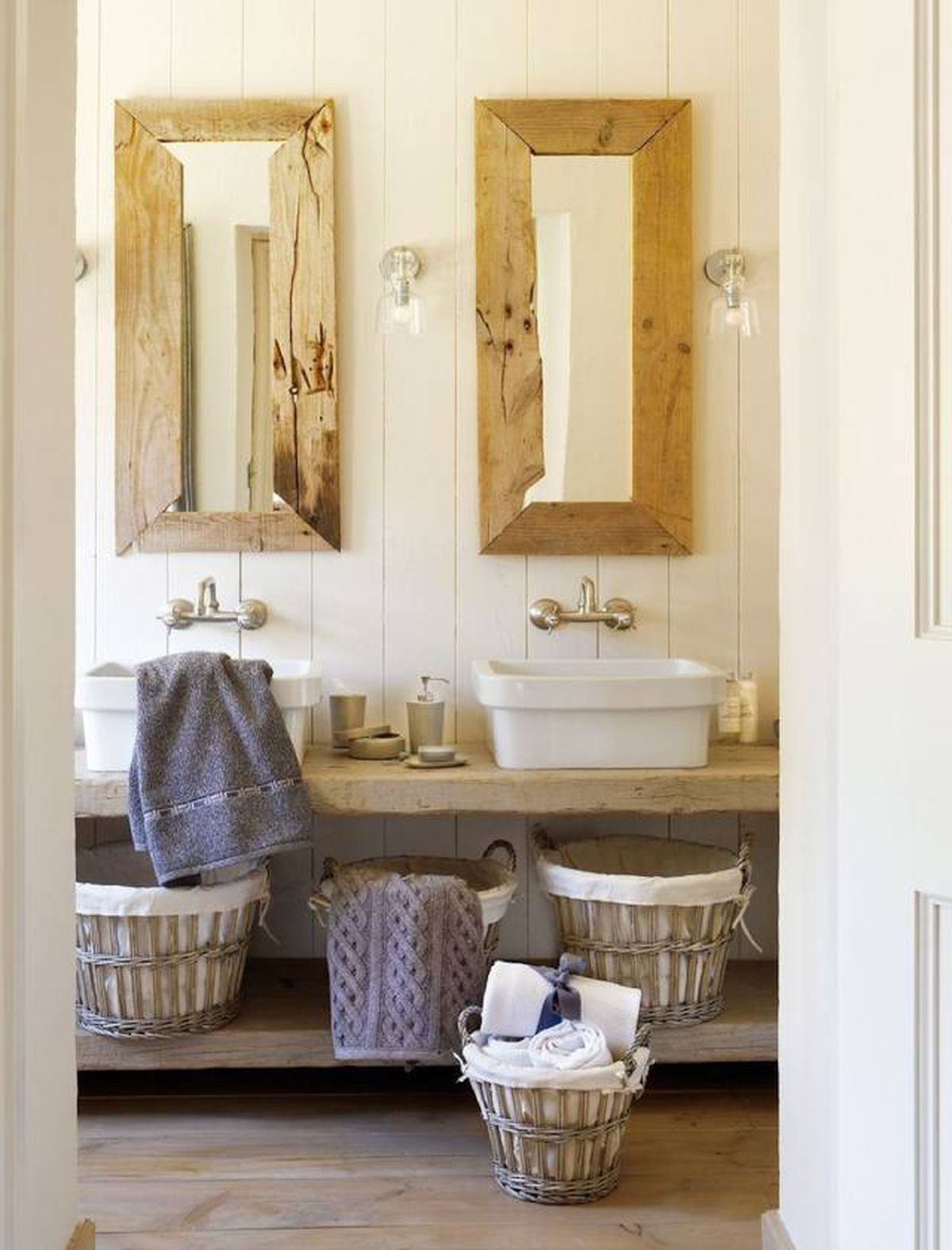 Baños rústicos claves para decorar con este estilo decorativo 12