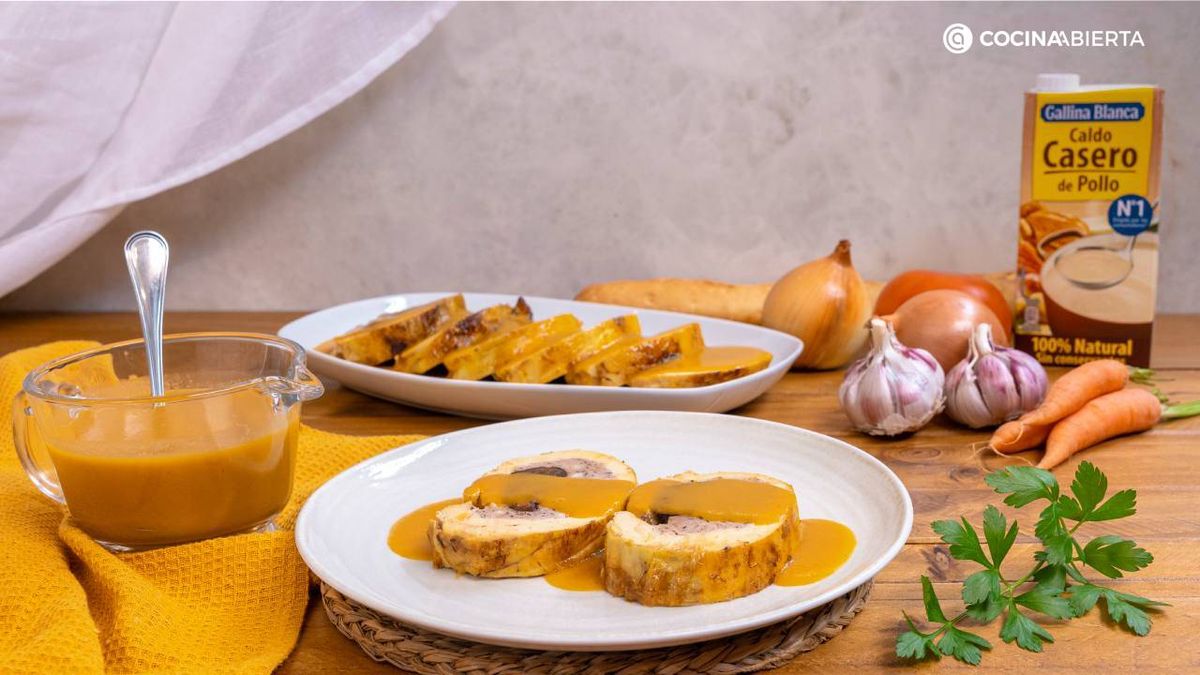 El redondo de pollo al horno es un plato perfecto para una ocasión especial