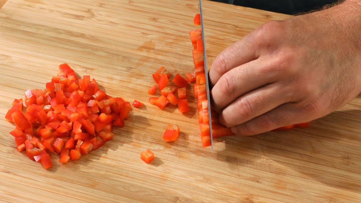 Empedrado de alubias y bacalao   Paso 1