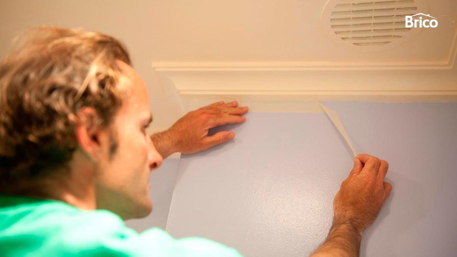 Pintar techo de baño paso 6 Pintar techo de baño paso 6