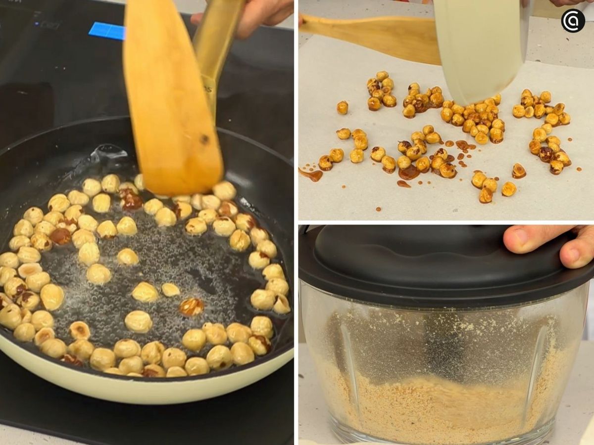 Haz un praliné de avellanas casero