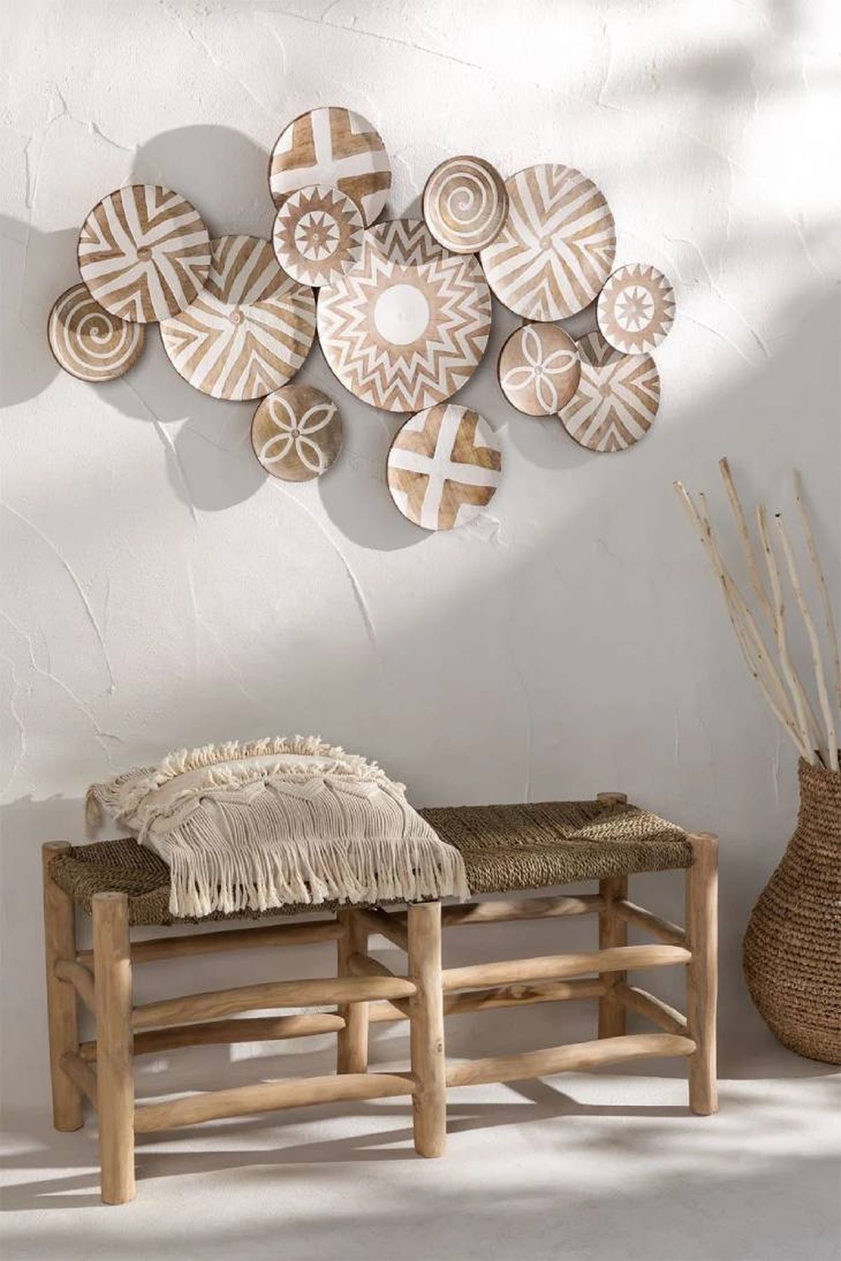 2 platos madera sory sklum decorar pared dormitorio