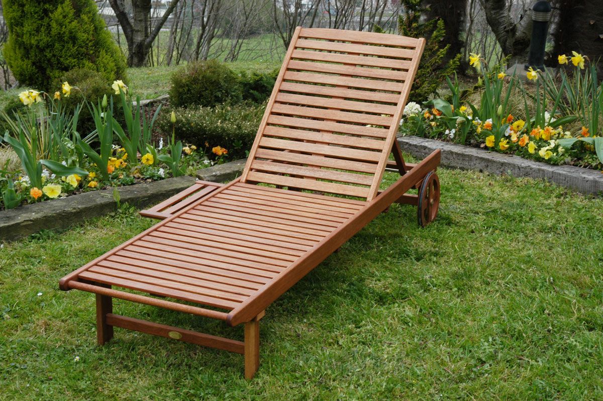 Mantenimiento de una tumbona de madera de teca paso 1