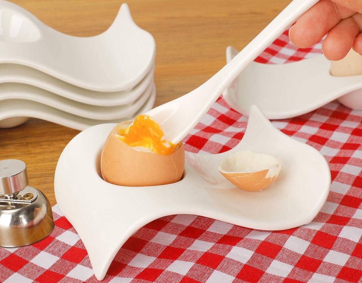 huevo pasado por agua huevera