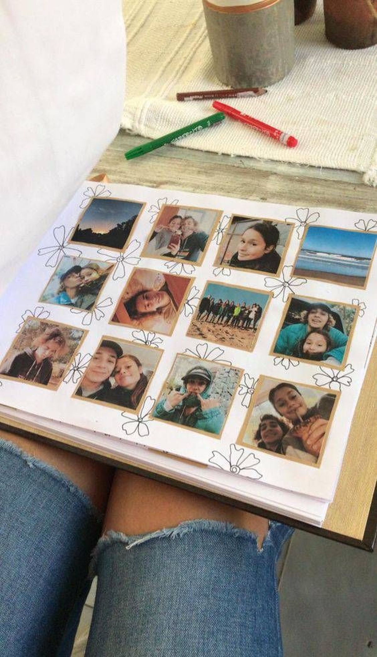 libro de recuerdos con polaroids pinterest tipico de mina