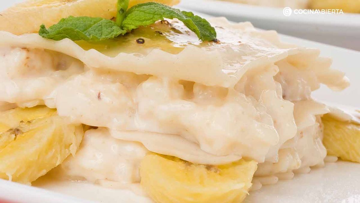 253 Lasana dulce de arroz con leche y platano