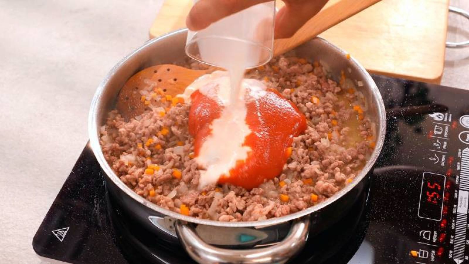 Lasaña de carne a la boloñesa Paso 3 Lasaña de carne a la boloñesa Paso 3