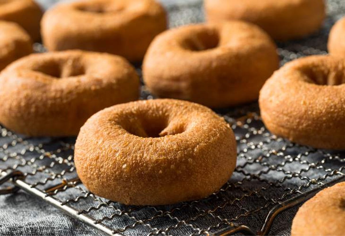 donut keto con harina de almendra