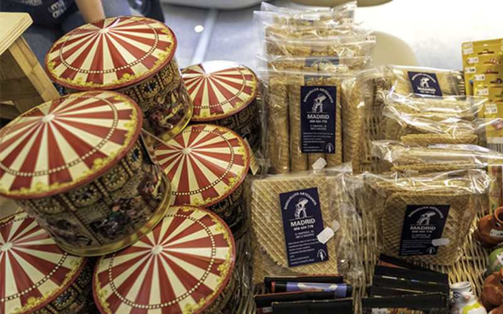 El barquillo es el dulce por excelencia de la Verbena de la Paloma