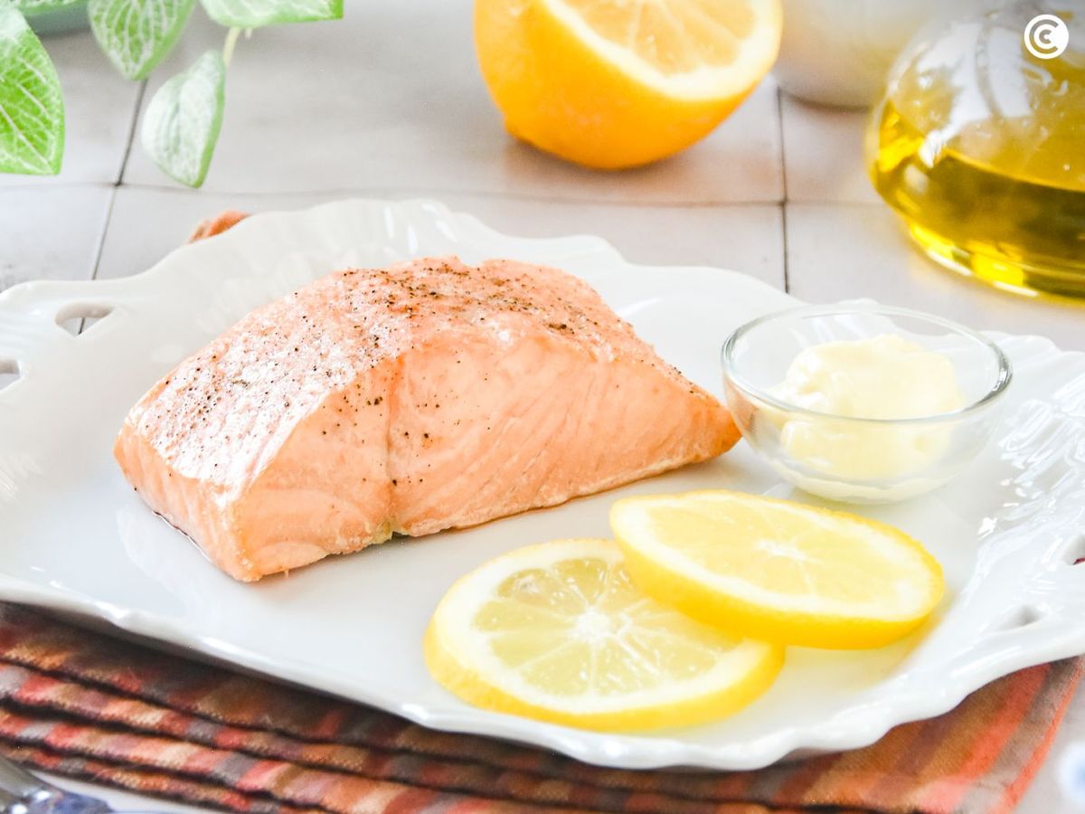 Salmón en freidora de aire