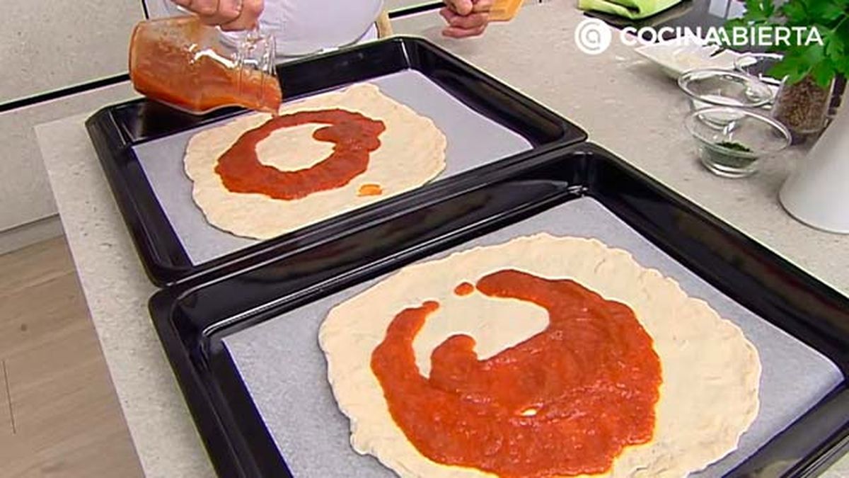 receta pizza setas queso jamon ka paso 4
