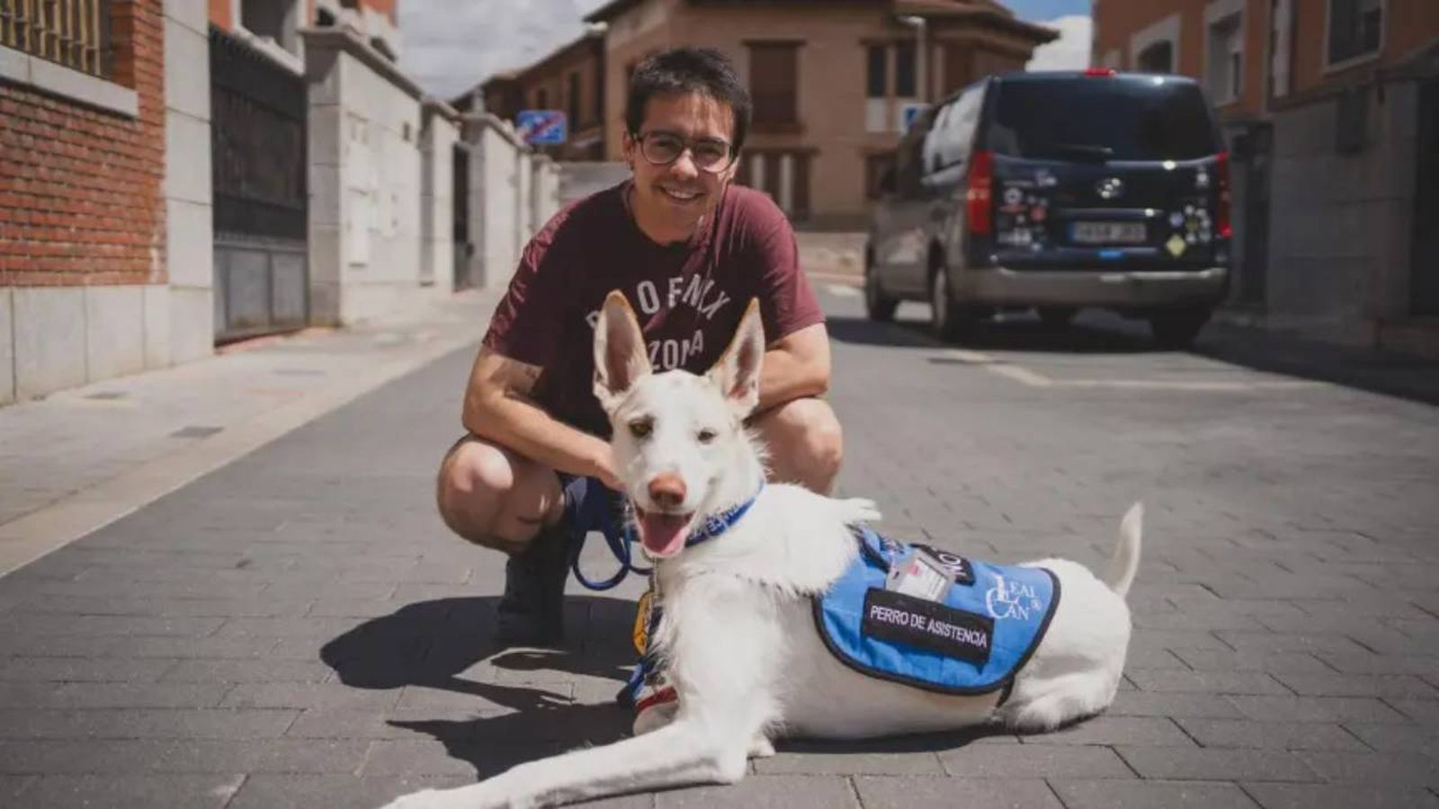 Álex Nogales y Maylo son los protagonistas de esta tierna historia