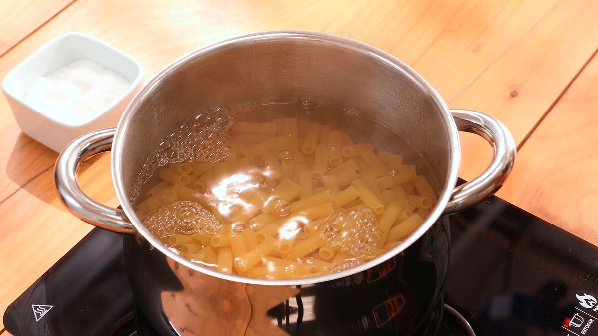 Macarrones con queso   Paso 1
