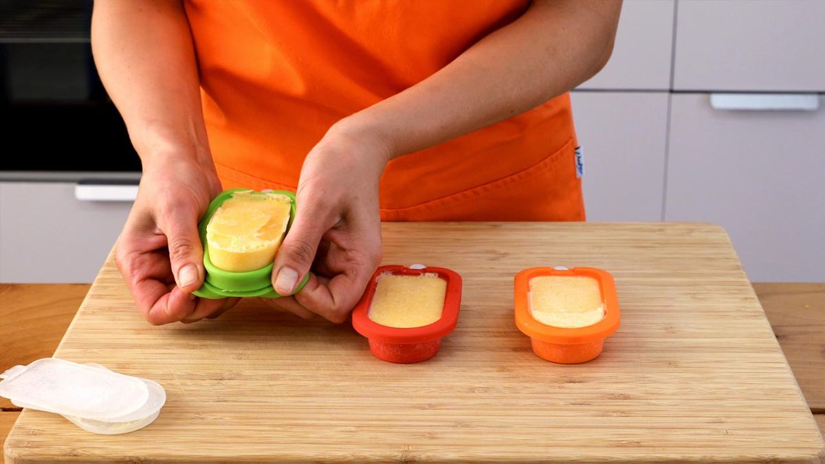 Receta de polos de melocotón y yogur natural  paso 5