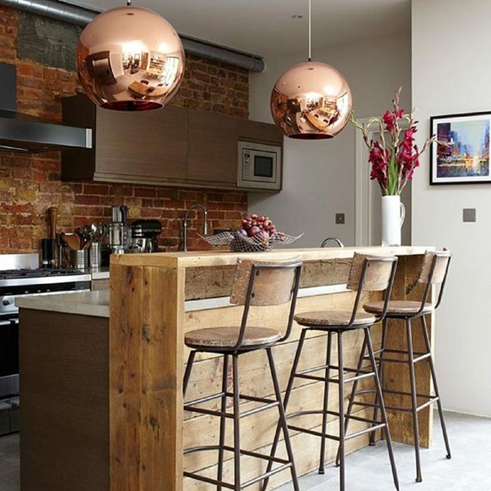 Cocinas con barra una tendencia decorativa y funcional 14 Cocinas con barra una tendencia decorativa y funcional 14