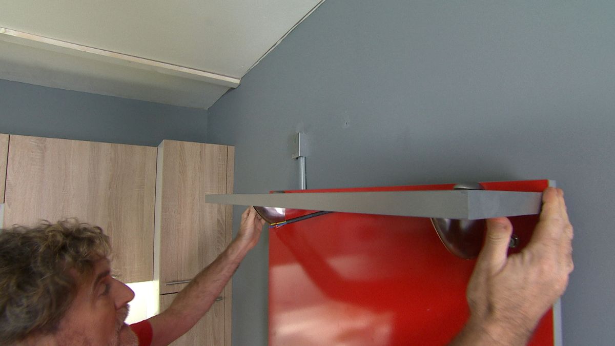 Mesa abatible de cocina paso 15