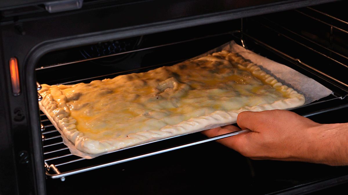 Empanada de setas y bacon   Paso 6