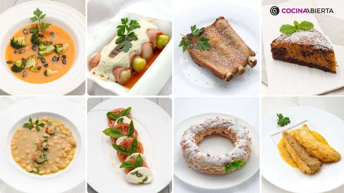 Recetas para un menú semanal saludable
