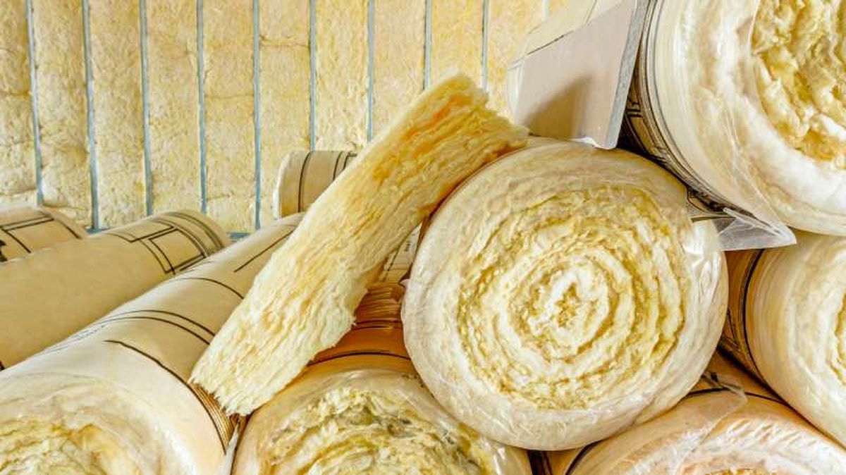 Lana de roca en rollos