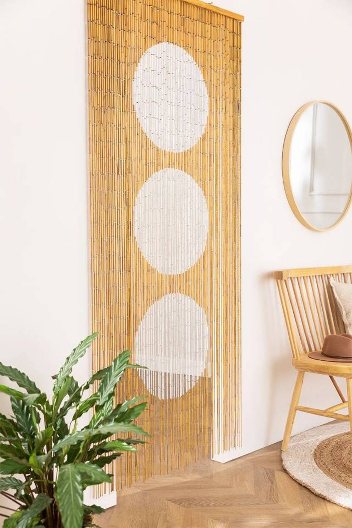 cortina bambu cirkel