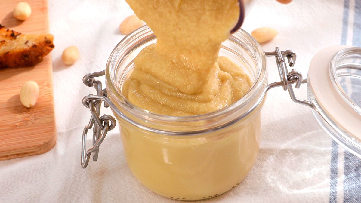 Crema de almendras   Paso 4