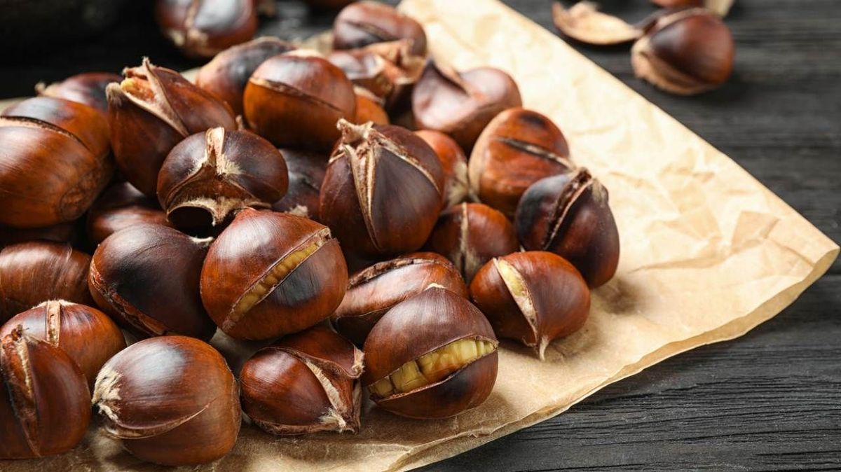 CastaÃ±as en freidora de aire