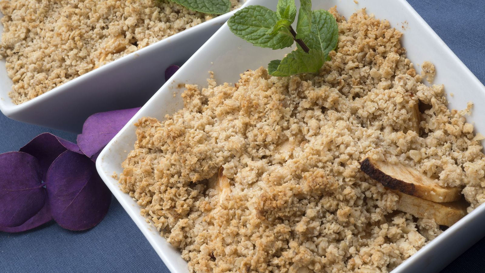 Manzana, avena y almendra