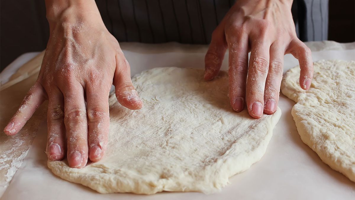 cocina recetas pan de queso georgiano khachapuri la masa dar forma