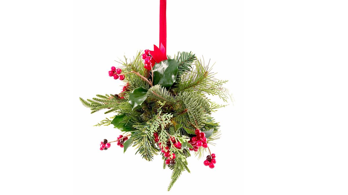 decorar navidad ramos muerdago 1