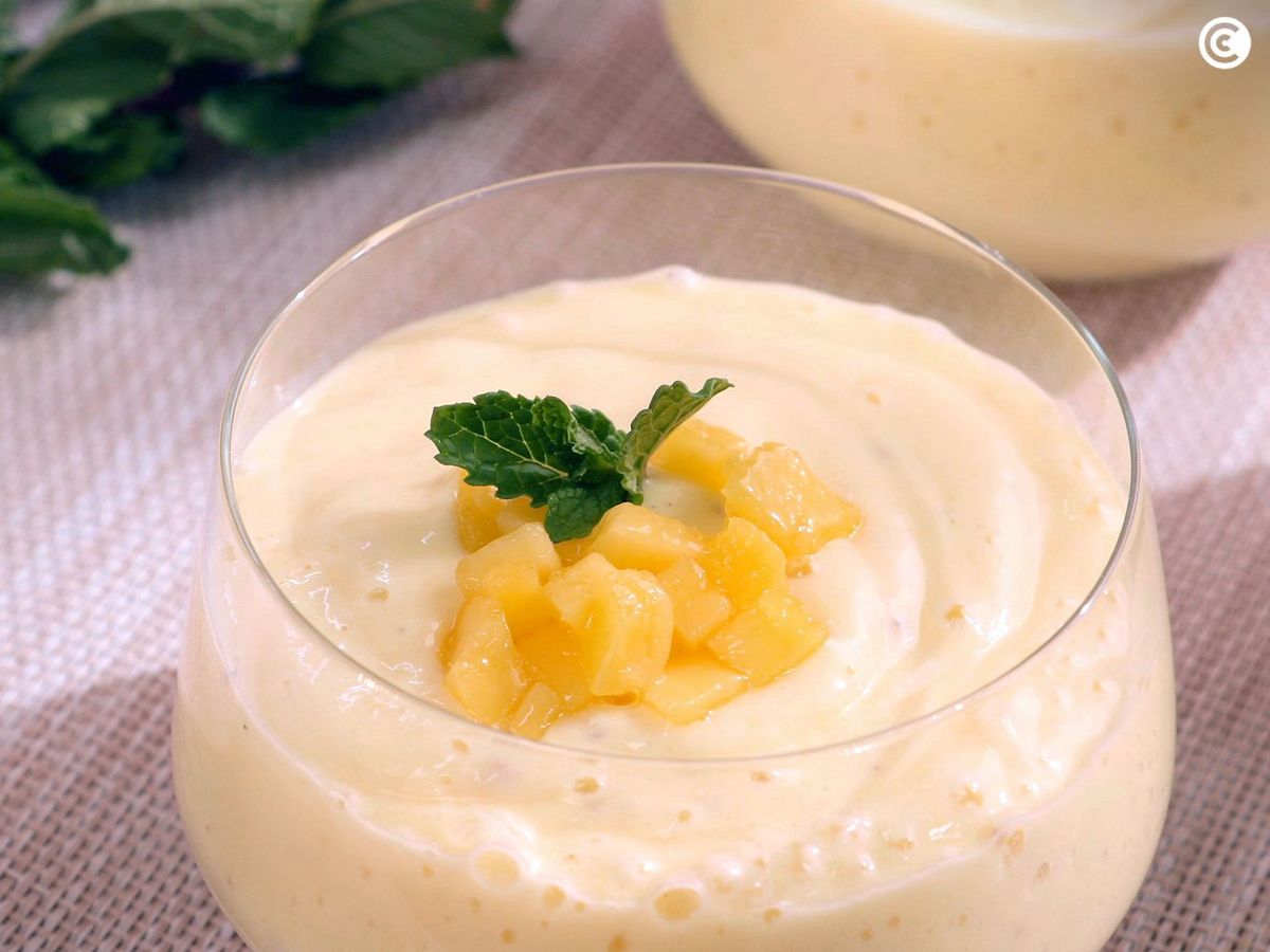 Lassi de mango con yogur