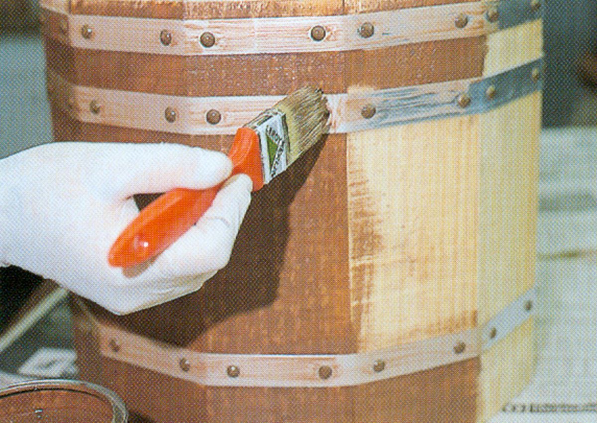 Árbol de Navidad de mimbre paso 5