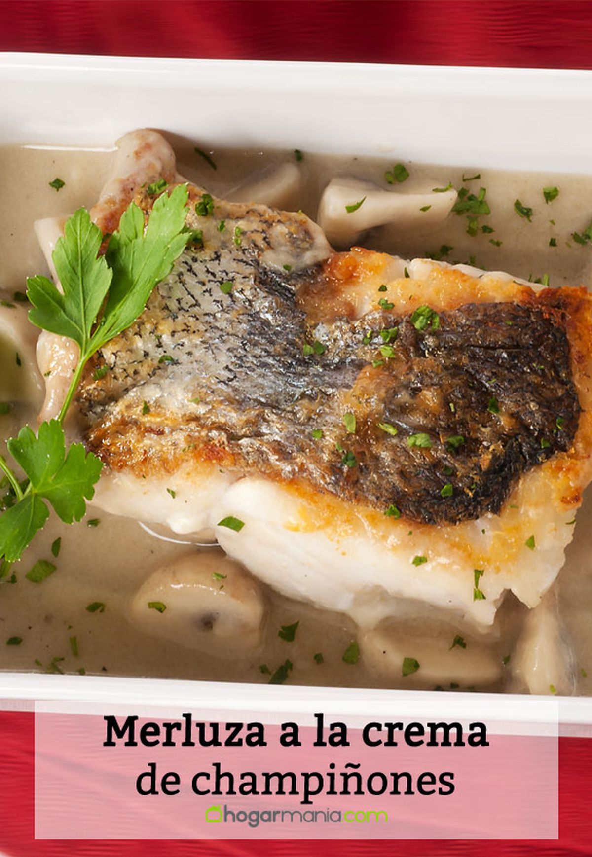 merluza crema champinones pin