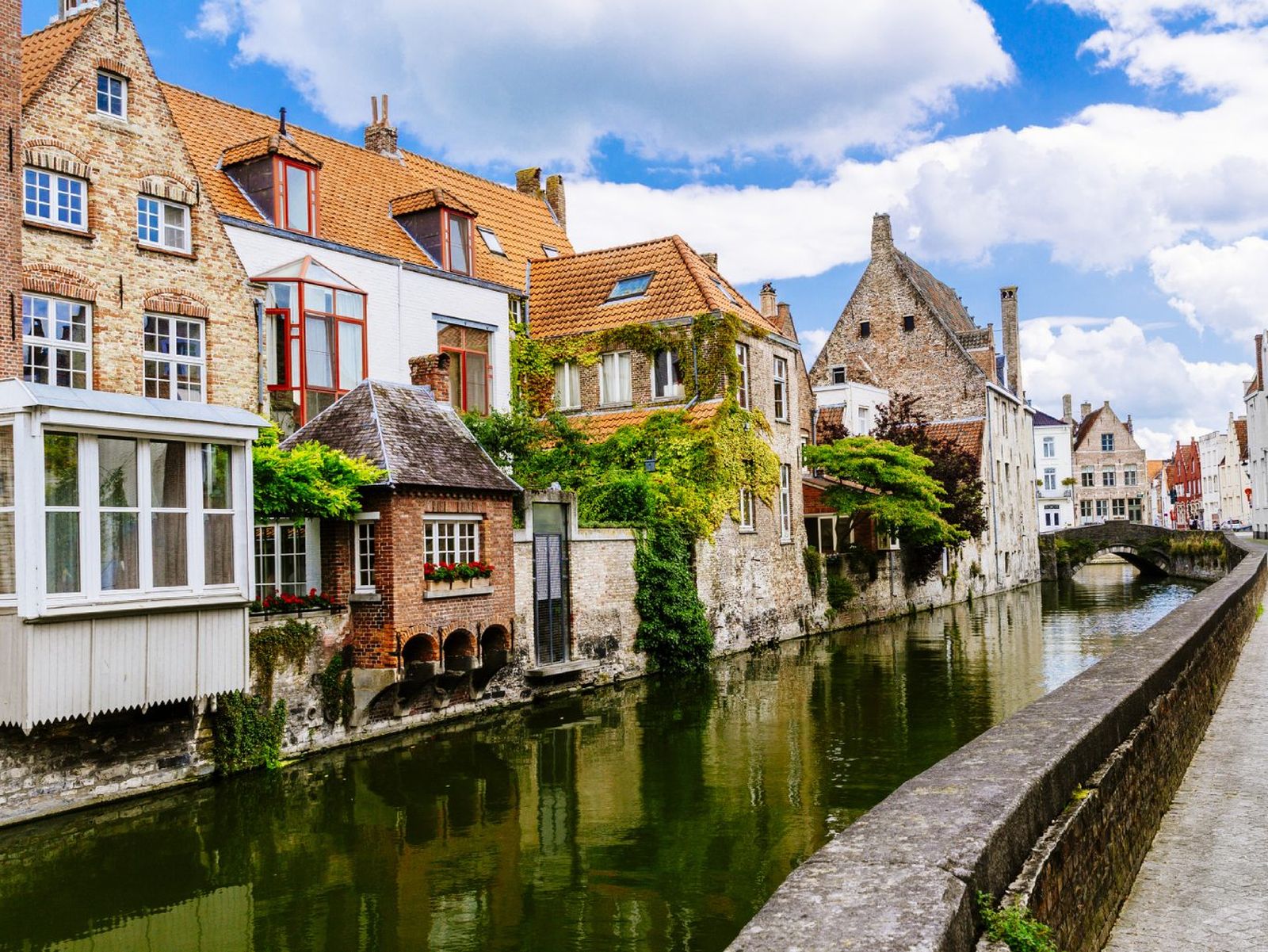 La ciudad de Brujas en Bélgica La ciudad de Brujas en Bélgica
