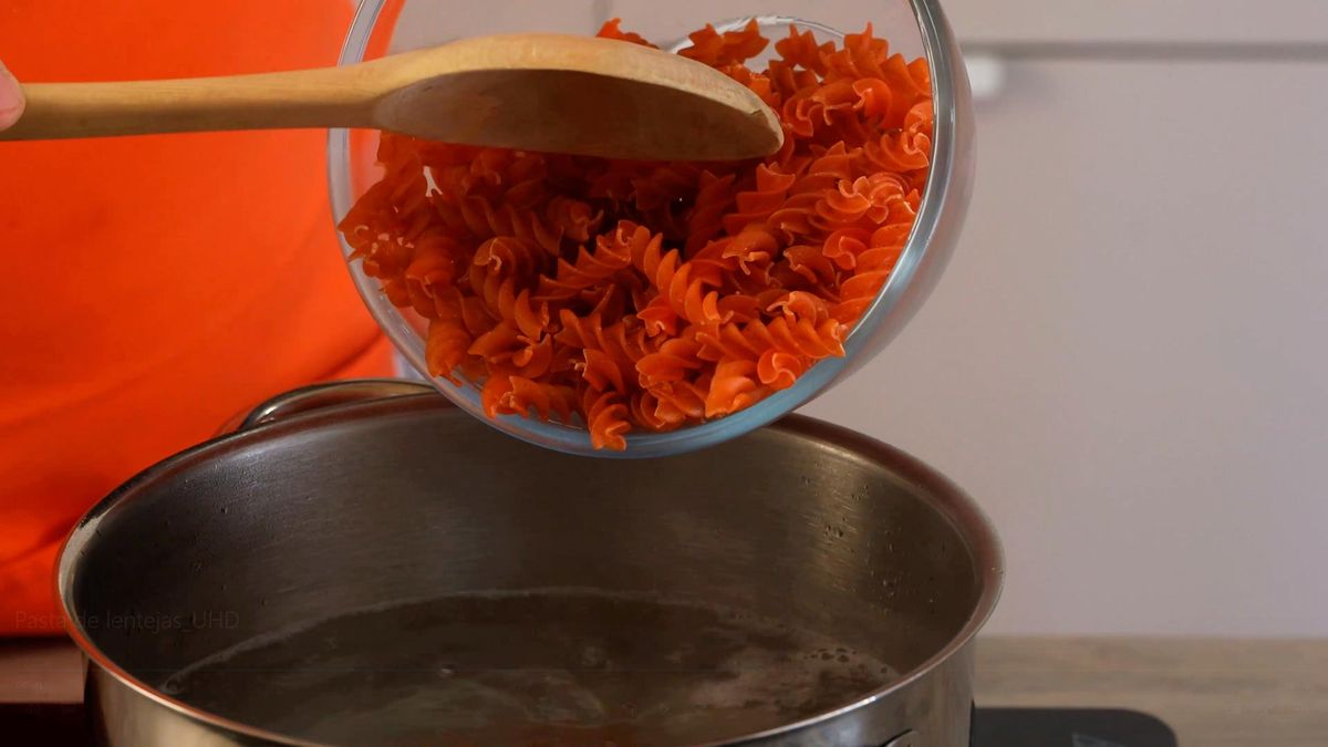 Pasta de lentejas rojas con verduras   paso 3